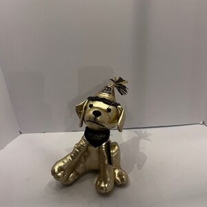 Raising Cane's Golden Birthday Dog Plush 28th Anniversary 1996 Party Hat